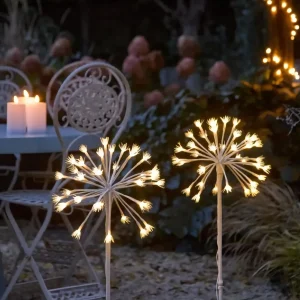 White Wild Fennel Solar Garden Light
