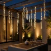 Warm White Waterfall Fairy Curtain Lights