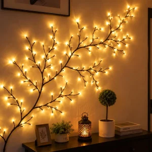 Willow Branch Warm White LED Lights