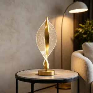 Gold Leaf LED Table Lamp