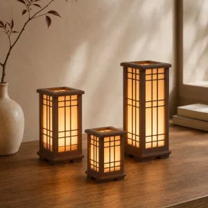 Geometric Decorative LED Lantern
