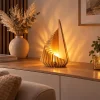 Modern Wooden Origami Candle Holder