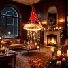 LED Santa Hat Hanging Light